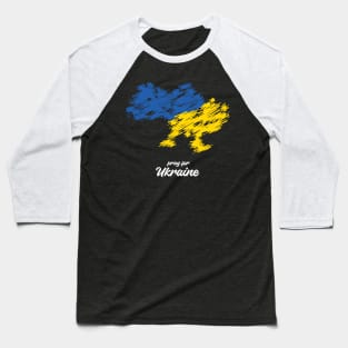 Pray for Ukraine design quotes Baseball T-Shirt